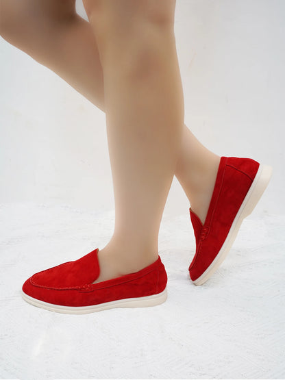 Luxury leather, designer women's loafers, women's flat walking shoes, women's comfortable casual shoes, summer shoes, casual 44