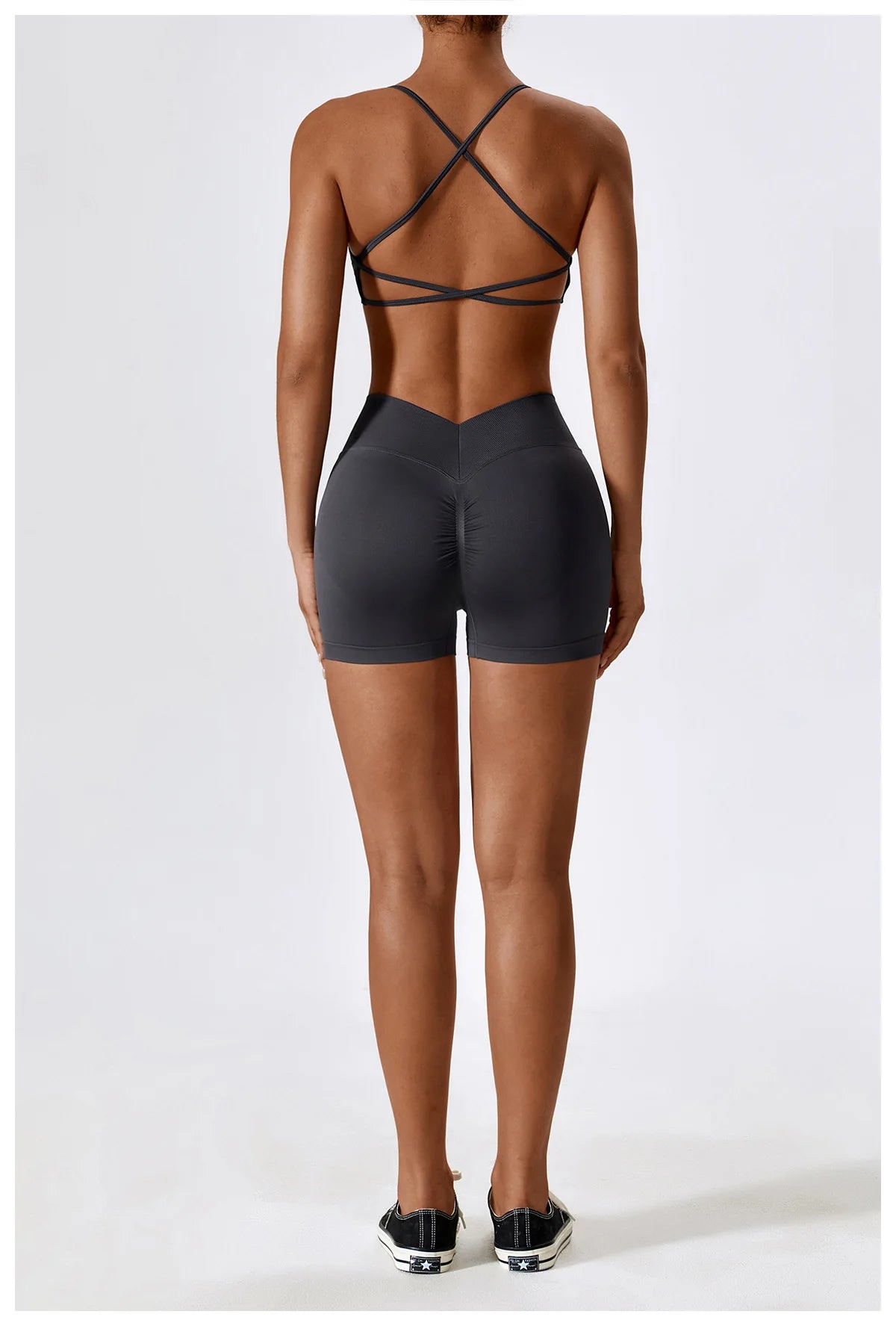 Seamless Yoga Set Gym Suits With Shorts Crop Top Sexy Bra Women's Pants 2 Pieces Set Running Workout Outfit Fitness Clothing