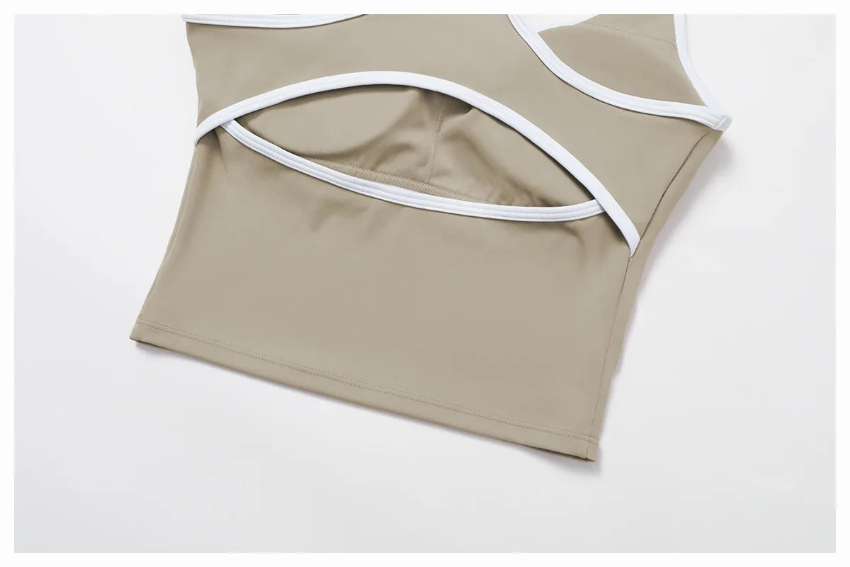 2PCS Workout Clothes Wide Leg Pant Yoga Suits Solid Color Bra Sports Set Gym Tracksuits Female Quick Dry Fitness Suit Sports Set