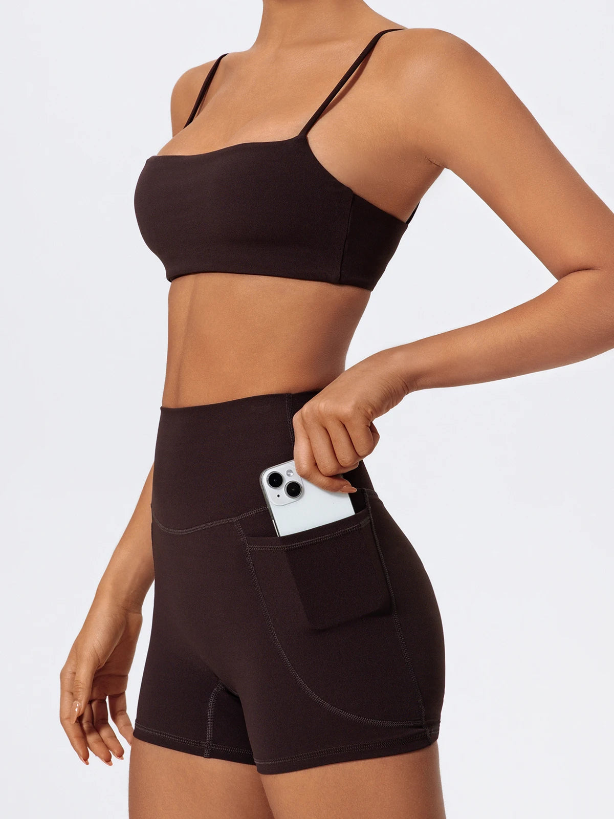 Summer Women Two Piece Gym Workout Set Female Bra Yoga Sets 2ps Shorts Fitness Wear Women Quick-Dry Camisole Sports Bra Suits