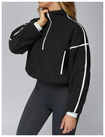 SWELTERING Women Fitness Gym Loose Yoga Long Sleeve Training Sport Top Female Workout Long Sleeve Yoga T-Shirt Sport Long Sleeve