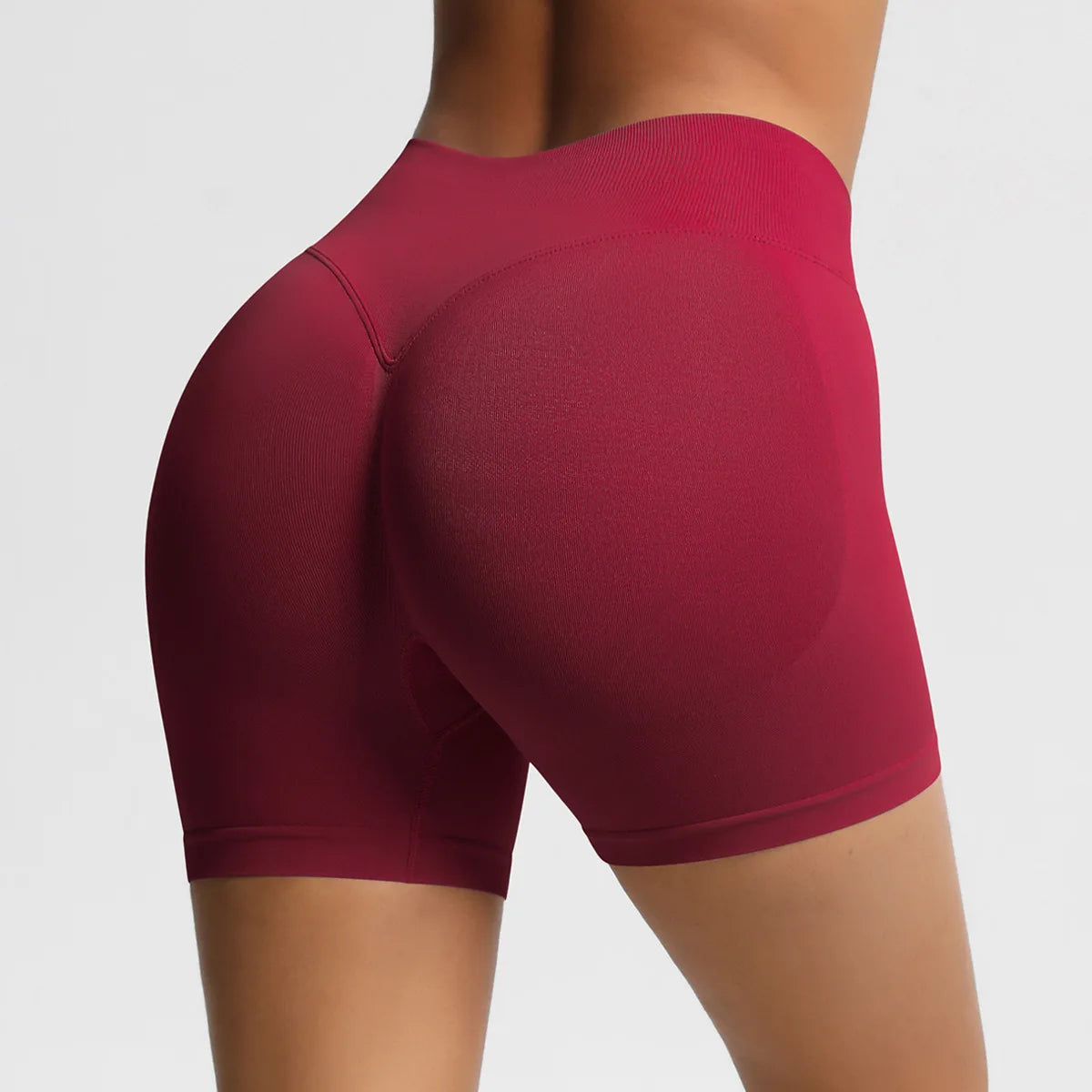 Custom LOGO women's  28-color XS-2XL seamless fitness yoga shorts high waist hip lift sports tight quick-drying shorts
