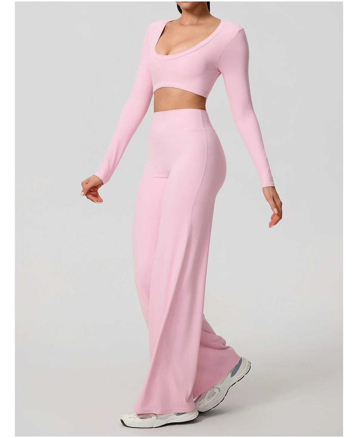 Women's Sports Long Shirt Female Backless Yoga Breathable Soft Shirt Autumn and Winter Training Top Woman Gym Sportswear