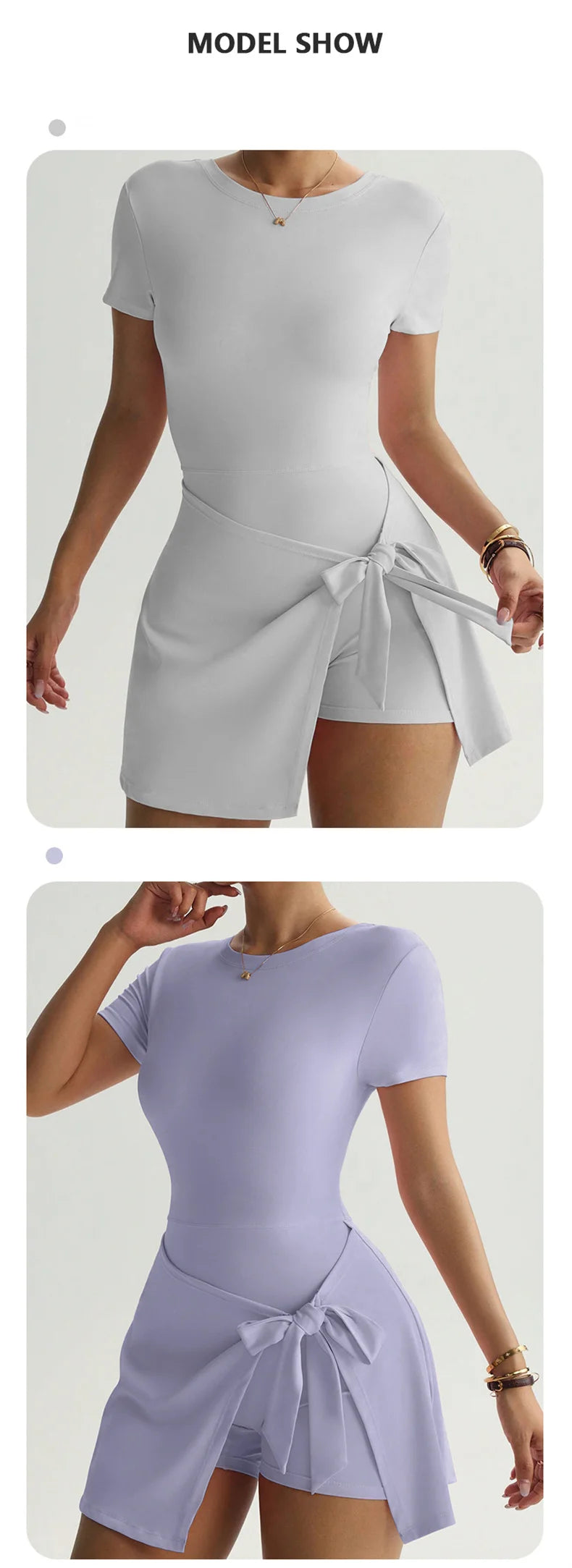 TRY TO BN Yoga Jumpsuit Sports Skirt Breathable Sportswear Fitness Workout Bodysuit One Piece Set Tennis Skirt Gym Woman Clothes