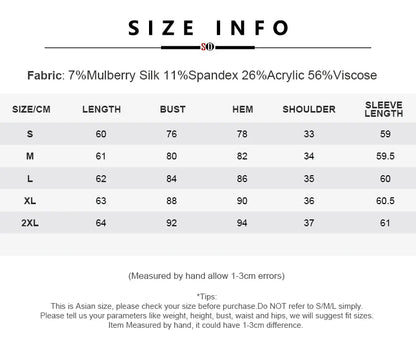 SuyaDream, Women Bottoming T Shirt, Silk Viscose Blend, Long Sleeves, Solid Basic Thermal  Shirt, 2024 Autumn Winter Top