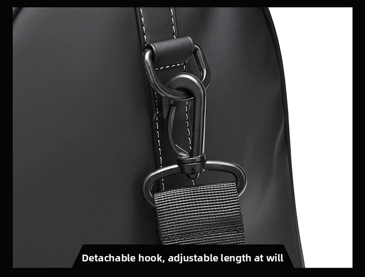 Custom Large Capacity Travel bag Totes Waterproof Crossbody Bag Man  Leather Travel Bag Handheld Bag print logo Business Handbag