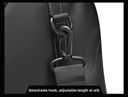 Custom Large Capacity Travel bag Totes Waterproof Crossbody Bag Man  Leather Travel Bag Handheld Bag print logo Business Handbag