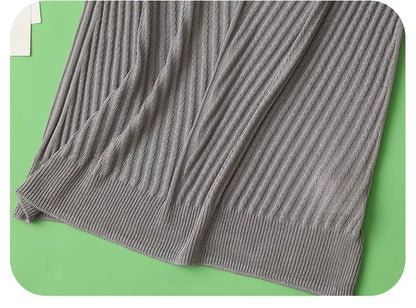 SuyaDream. Women Knitted Tanks, 45%Silk 55%Lyocell, V neck, Sleeveless Chic T Shirt, 2025 Solid Summer Vests