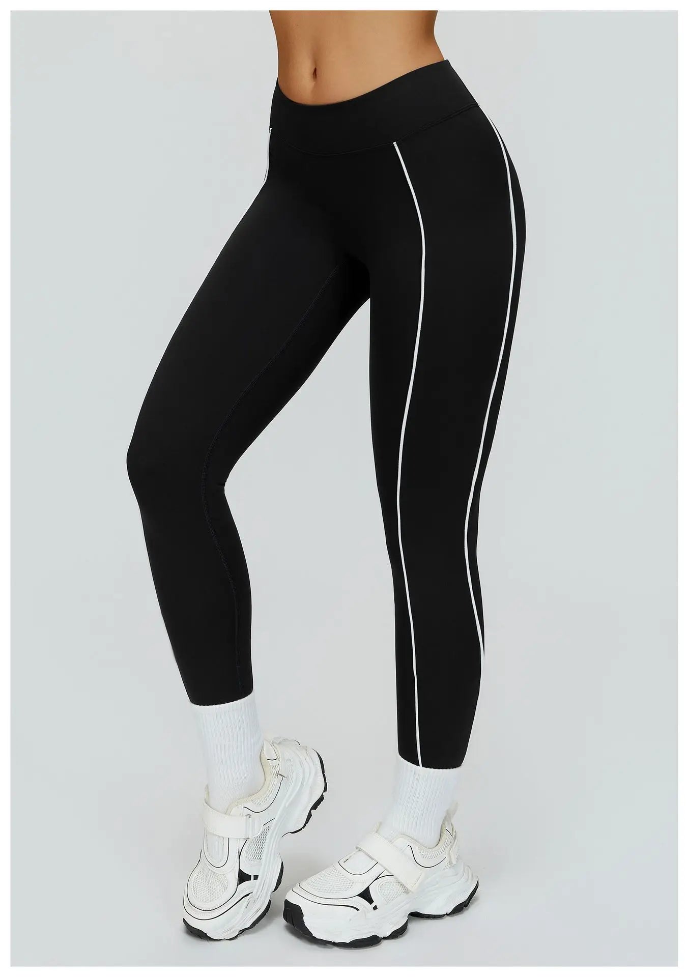 Women Yoga Leggings High Waist Gym Fitness Pants Stretch Sports Pants Female Push Up Workout Trousers Solid Color Tights Running