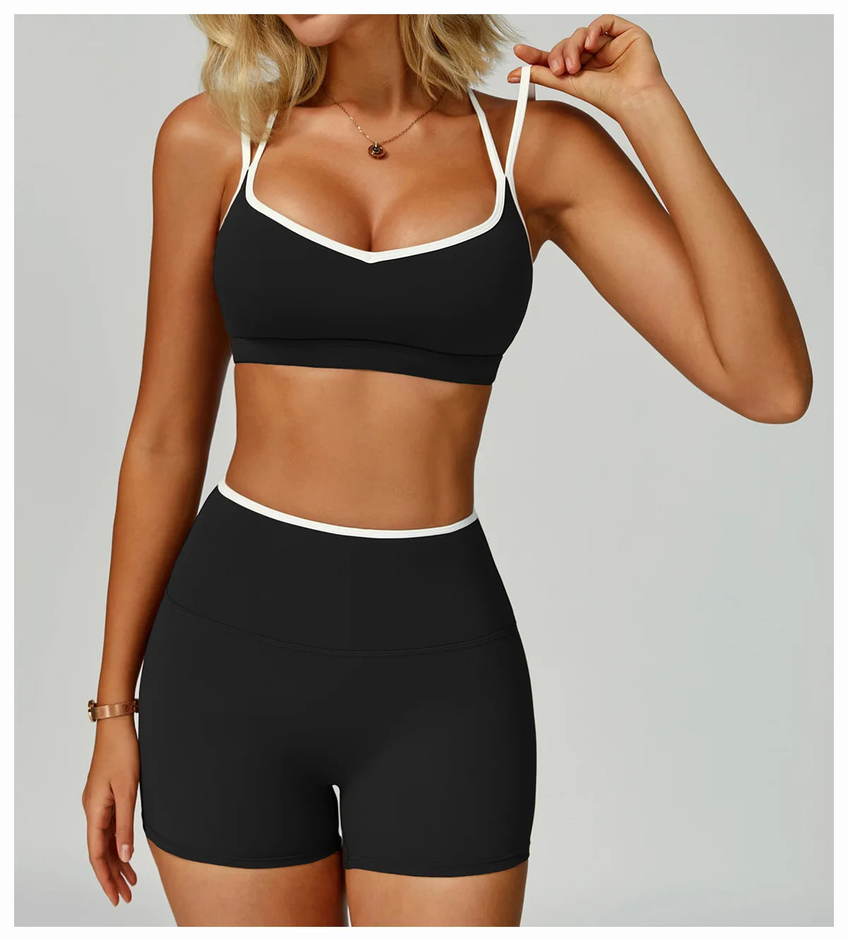 Sports Underwear Yoga Vest Women Yoga Bra Sexy Color Blocking Workout Bra Gym Crop Top For Women Breathable Running Fitness Top