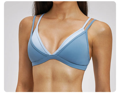 Women Sexy Sports Bra Shockproof Workout Underwear Yoga Bra Gym Push Up Lingerie Female Yoga Fitness Crop Top Sports Underwear