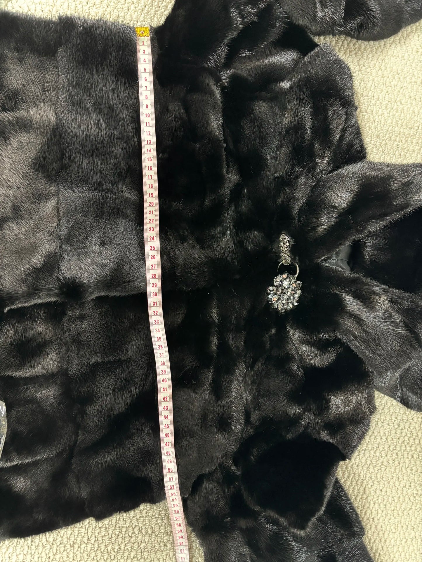 YOLANFAIRY Real Fur Coat Women Winter High Quality Mink Fur Jackets for Women Mid-length Natural Fur Coats Black Mink Jacket