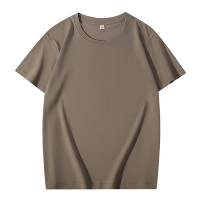 T-shirt Custom Men's And Women's Casual Tops With Printing Logo 100% Cotton Round Neck Short Sleeve T-shirt Embroidery Design