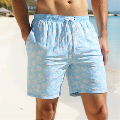 S - XXL Printed Shorts Men Fashion Summer Men's Swimwear Shorts Swim Trunk Sports Pants Men's Briefs Swimsuit Beach Shorts V7098