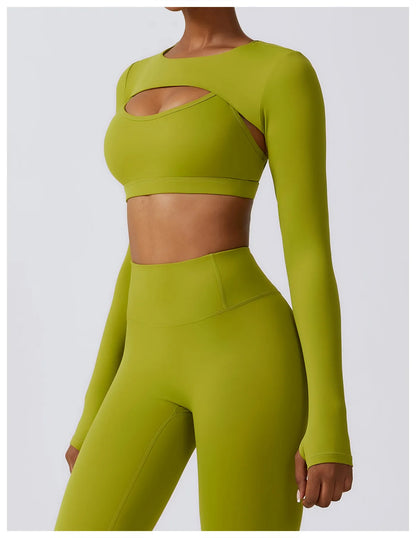 Women 2/3pcs Workout Outfits Yoga Sets Sportswear Gym Workout Clothing Tracksuit High Waist Leggings and Stretch Sports Bra