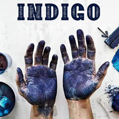 Vintage Indigo Print Shirt Men Summer New Blue Dyed Cuban Lapel Short Sleeve Single Breasted Shirt Cotton Casual Cardigan Tops