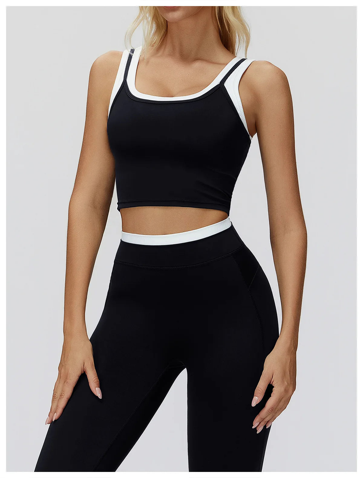 Thread Yoga Vest Women's Shockproof Gym Fitness Sports Underwear Sexy Breathable Yoga Bra Female Workout Yoga Vest Sports Bras