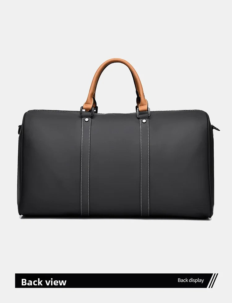 Custom Large Capacity Travel bag Totes Waterproof Crossbody Bag Man  Leather Travel Bag Handheld Bag print logo Business Handbag