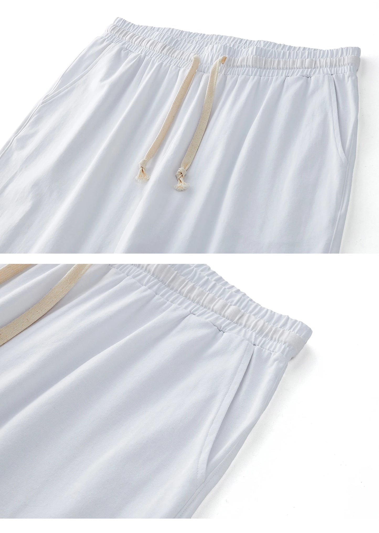 Men's 180G Combed Cotton Sport Pants Solid Color Straight Sweatpants Comfortable Casual Spring Autumn Homewear Men's pants