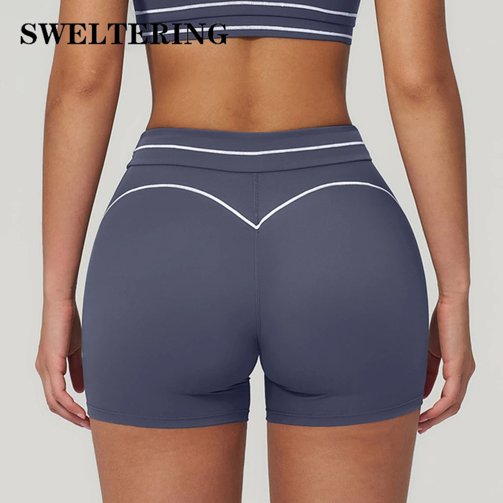 High Waist Yoga Shorts Women Breathable Sports Fitness Shorts Running Shorts Cycling Shorts Female Workout Gym Sports Shorts