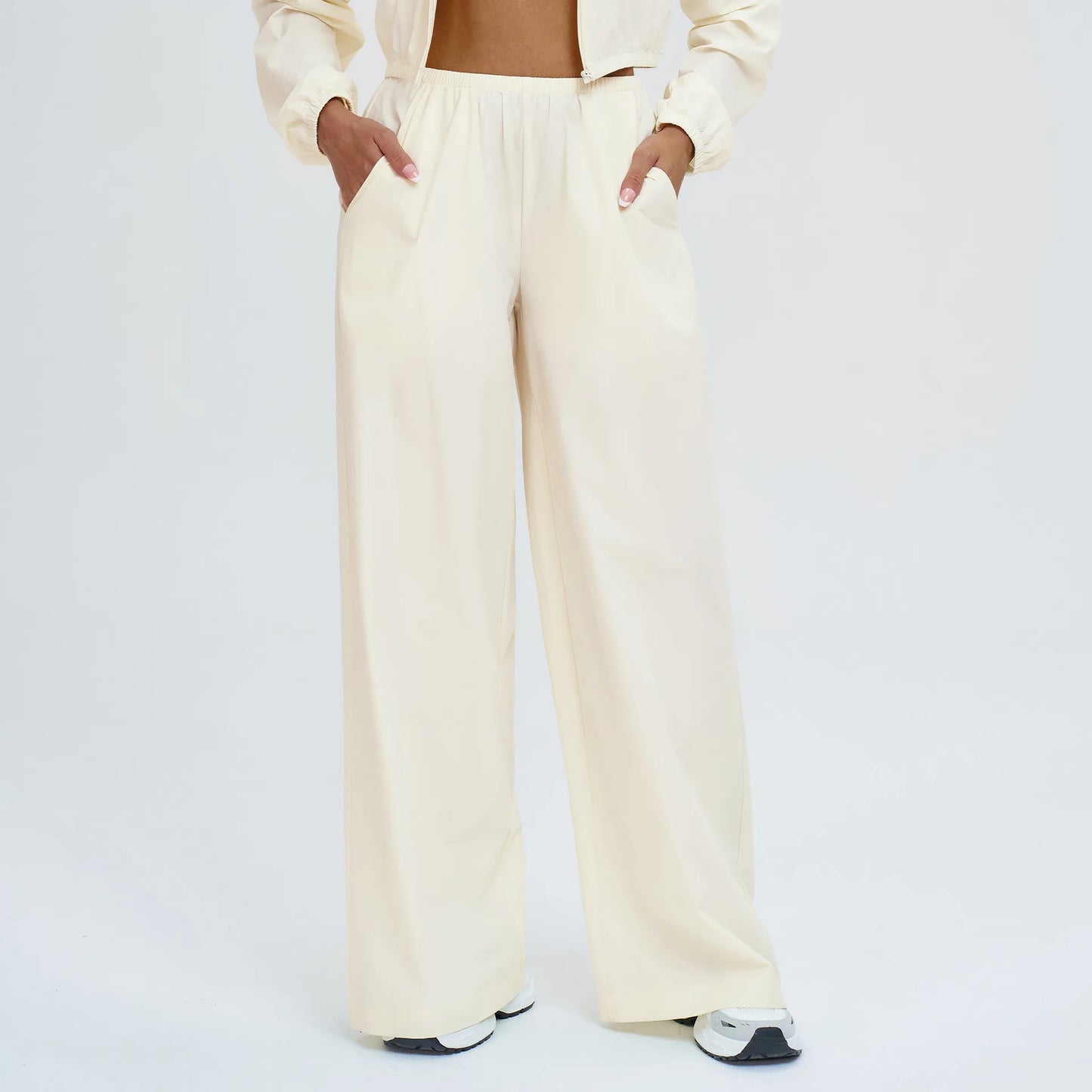 Women Sun protection Bell Bottom Pants Wide Leg Sports Yoga Pants Casual Fitness Pants Female High Waisted Gym Workout Pants