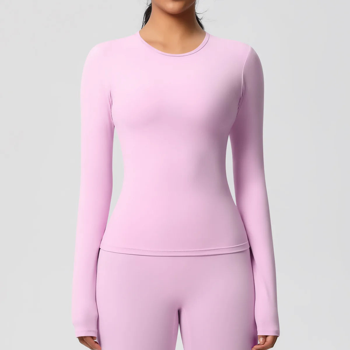 SWELTERING Women Yoga T-shirts Sports Top Long Sleeve Gym Workout Running Shirts Exposed Navel Quick Dry Fitness Gym Sport Wear