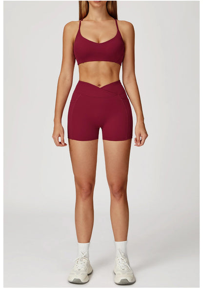 Women Sportswear Yoga Set 2PCS Sport Suit Gym Workout Clothes Women's Tracksuits Fitness Gym Vest High Waist Sports Leggings