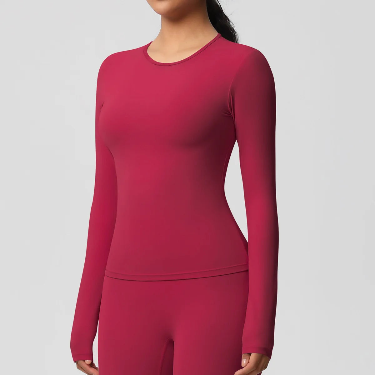 SWELTERING Women Yoga T-shirts Sports Top Long Sleeve Gym Workout Running Shirts Exposed Navel Quick Dry Fitness Gym Sport Wear