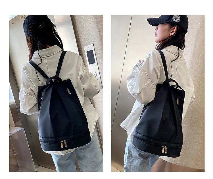 Customized Dry Wet Separation Fitness Bag Printed Logo Swimming Bag Waterproof Travel Sports Bag Printed Photo Name