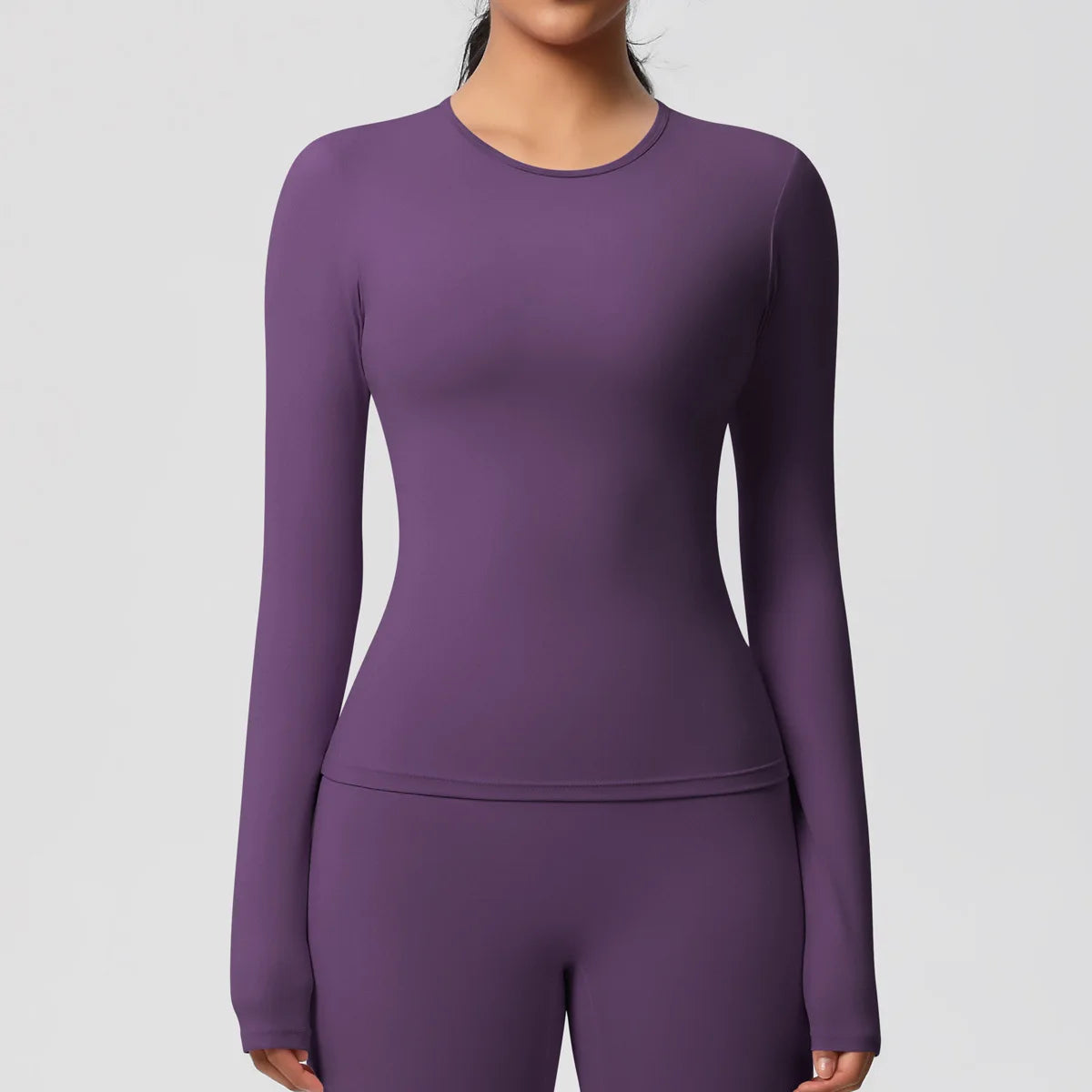 SWELTERING Women Yoga T-shirts Sports Top Long Sleeve Gym Workout Running Shirts Exposed Navel Quick Dry Fitness Gym Sport Wear