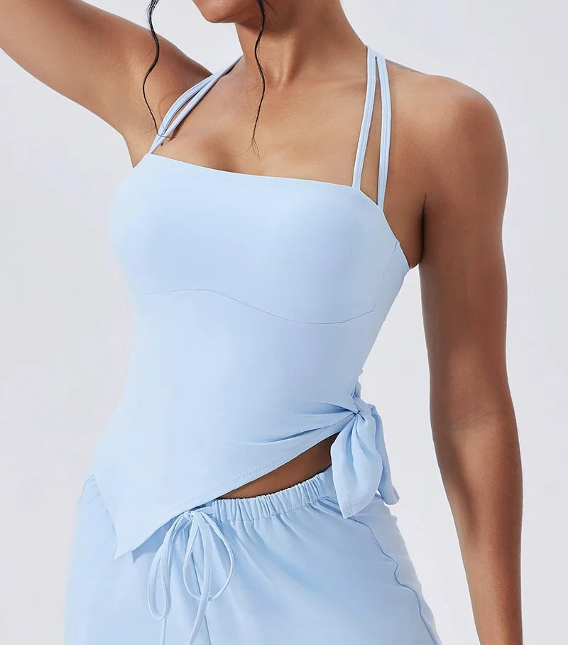 Cloud Hide Pink Sports Bra for HOT Girls Fitness Yoga Crop Top Women Workout Pilates Tank Vest Gym Training Shirt Sportswear