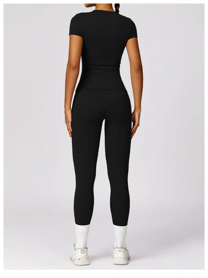 Women Sport T Shirts Short Sleeve Yoga Shirt Gym Top Running Push Up Active Wear Sport Top Femme Yoga Top Fitness Clothes