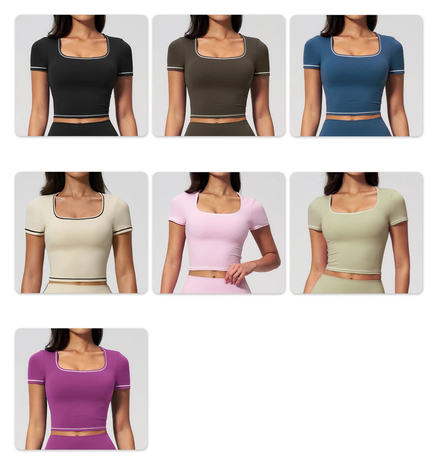 Yoga Shirts Women Sports T-Shirts Fitness Yoga Short Sleeve Gym Workout Top Running Active Shirts Female Push Up Sports T-shirts