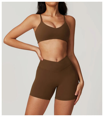 Custom LOGO women's environmentally friendly regeneration quick-drying tight back yoga bra running sports underwear fitness vest