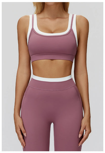 SWELTERING Women's Yoga Bra Breathable Fitness Vest Anti-Sweat Sports Underwear Female Gym Workout Crop Top Running Push Up Bra