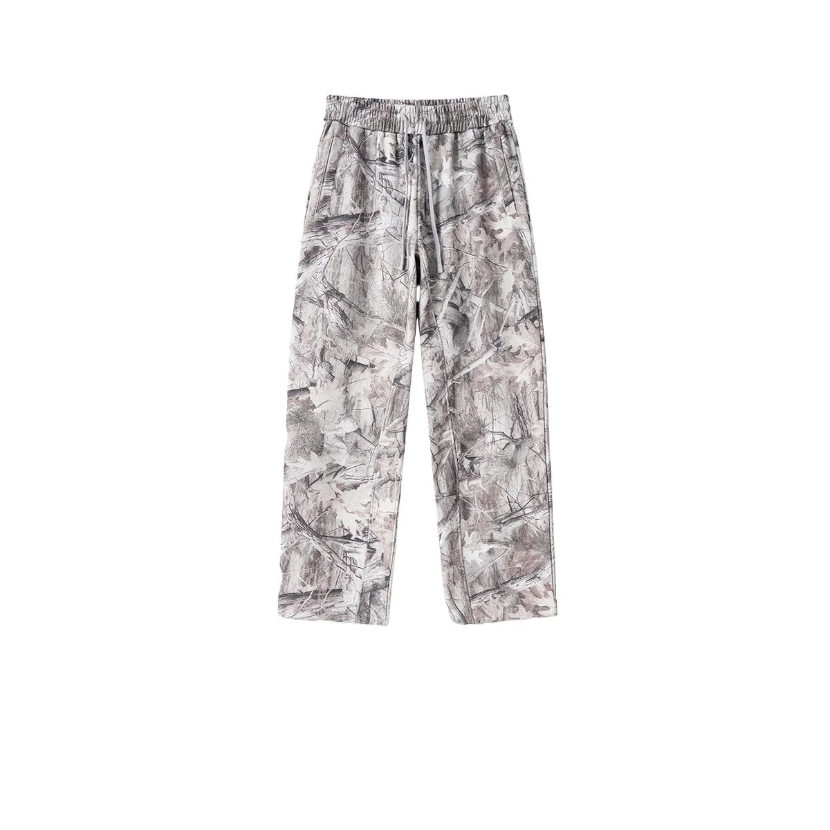 Custom LOGO Men's 2025 Autumn New 340G fleece-lined Fake Two-piece Camouflage Sweater T-Shirt Casual Pants Set