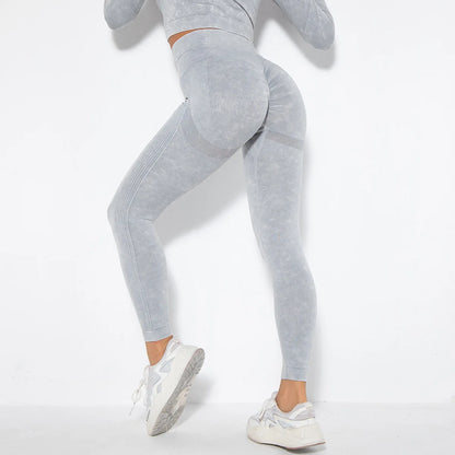 Summer Autumn Seamless Yoga Pant High Elastic Sports Fitness Legging Women High Waist Gym Scrunch Butt Running Training Leggings
