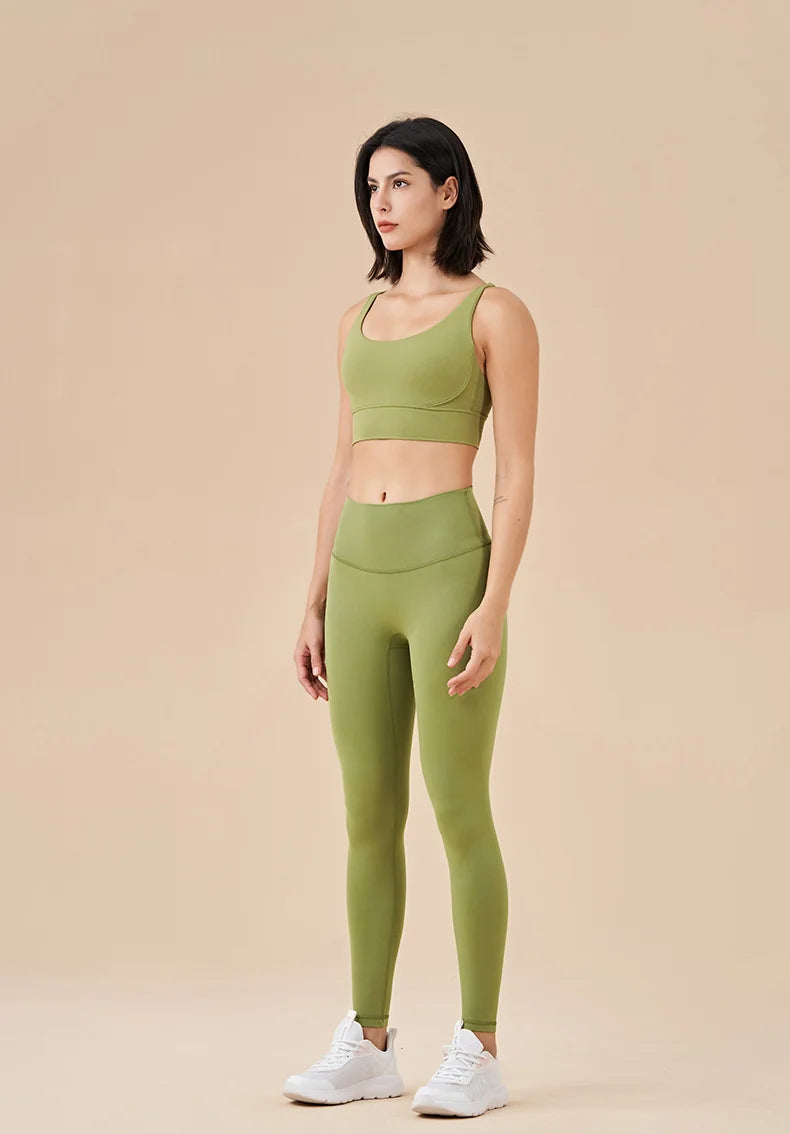 TRY TO BN New 46 Color Yoga Pants Sports Leggings Women Fitness Nylon High Waist Leggings Workout Trousers Training Gym Clothing