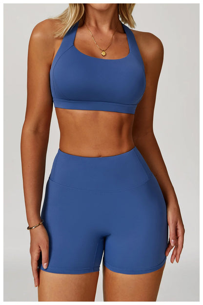 Yoga Fitness Bra Shock-absorbing Sports Bra Breathable and Quick Drying Training Running Women's Underwear High Strength Gym Bra