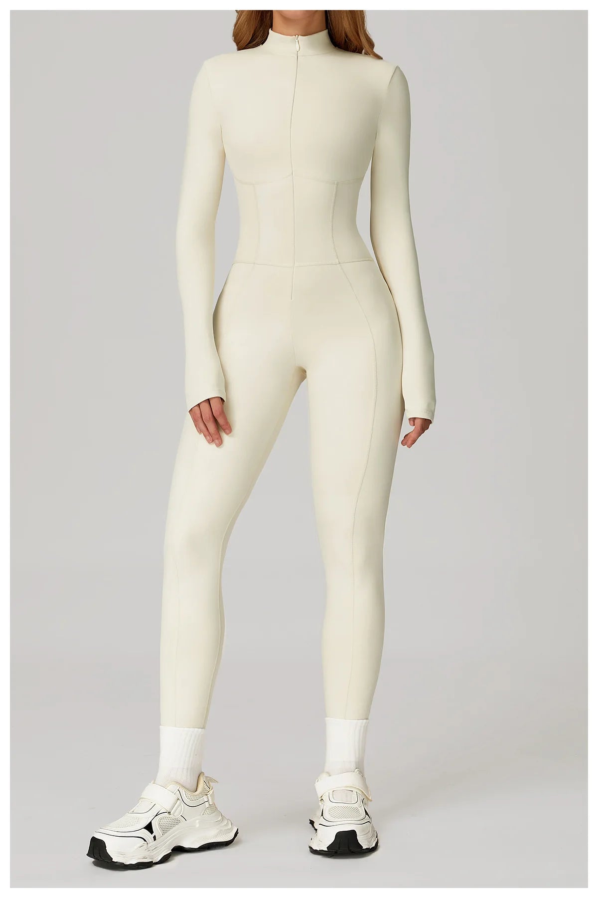 Winter Autumn Yoga Jumpsuit Women's One-piece Suit Sportswear Women Gym Rompers Long-sleeved Warm Overalls High Elastic Bodysuit