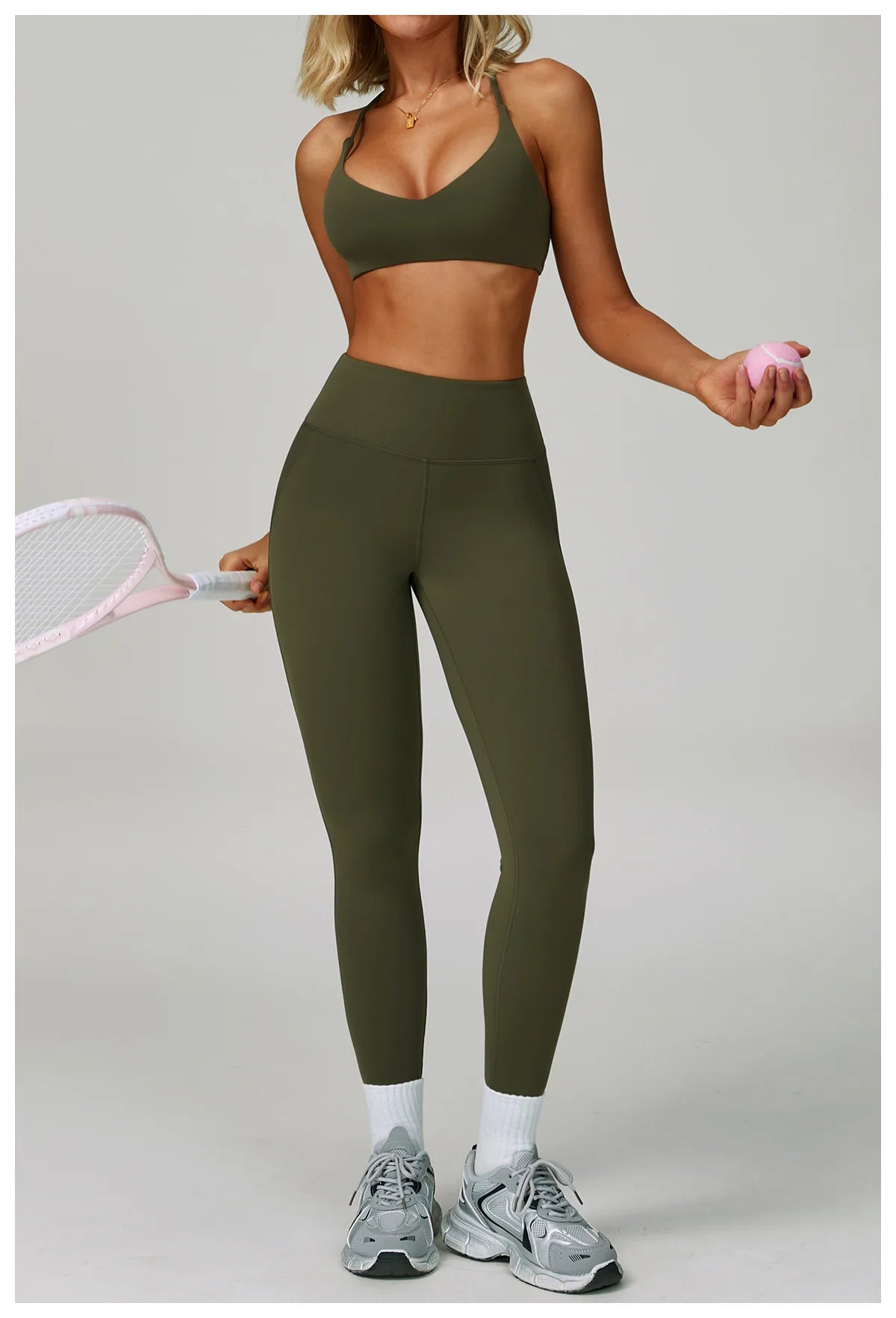 Hearuisavy Women's Running Comfort 2Pcs Sports Pants Set High Waist Push Up Workour Sportswear Casual Cycling Jogging Yoga Bras