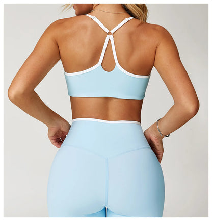 Gym Underwear Sport Bra Women's Sports Bra Anti-sweat Breathable Yoga Bra Shockproof Crop Top Fitness Top Push Up Workout Tops