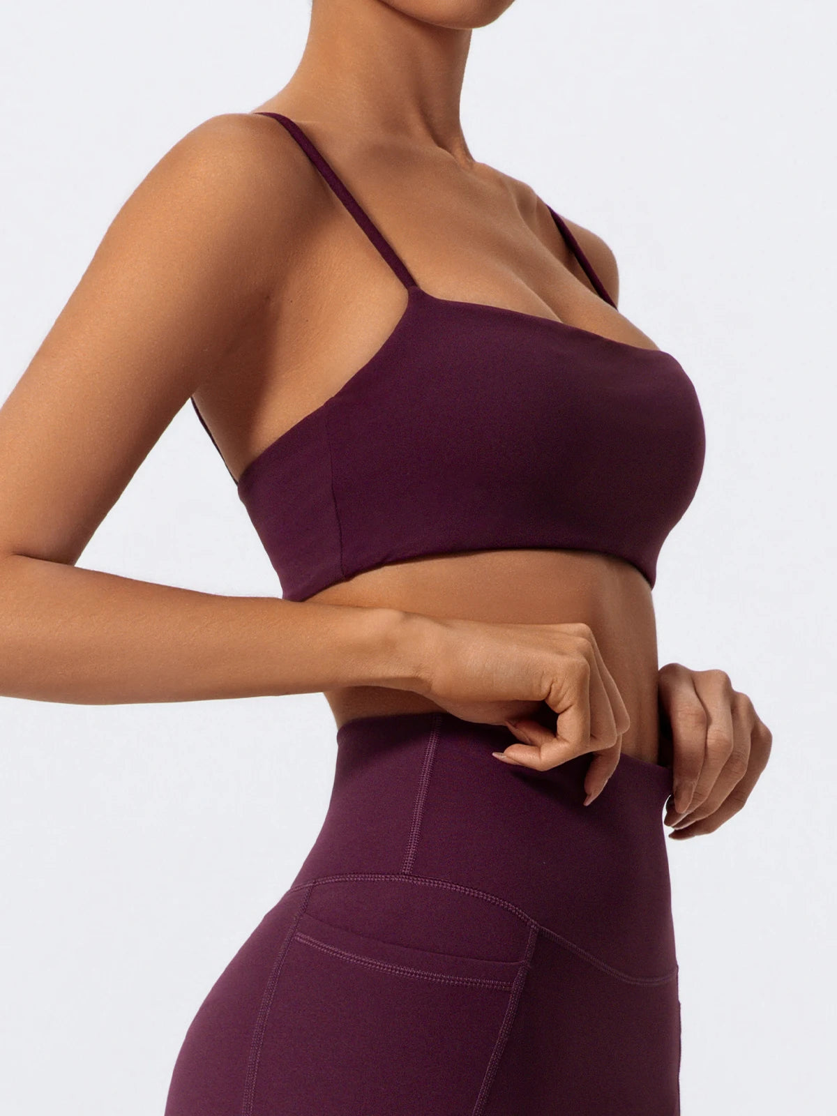 Summer Sling Yoga Bra Women Gym Workout Push Up Brassiere Female Outdoors Sports Underwear Women Fitness Shockproof Crop Top