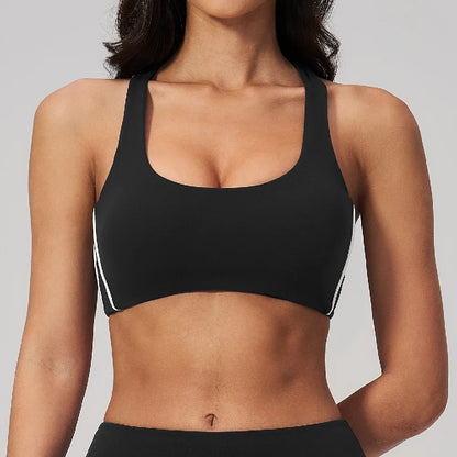 Sports Underwear Women's Fitness Yoga Bra Shockproof Gym Crop Top Runnings Push Up With Chest Pad Female Workout Underwear