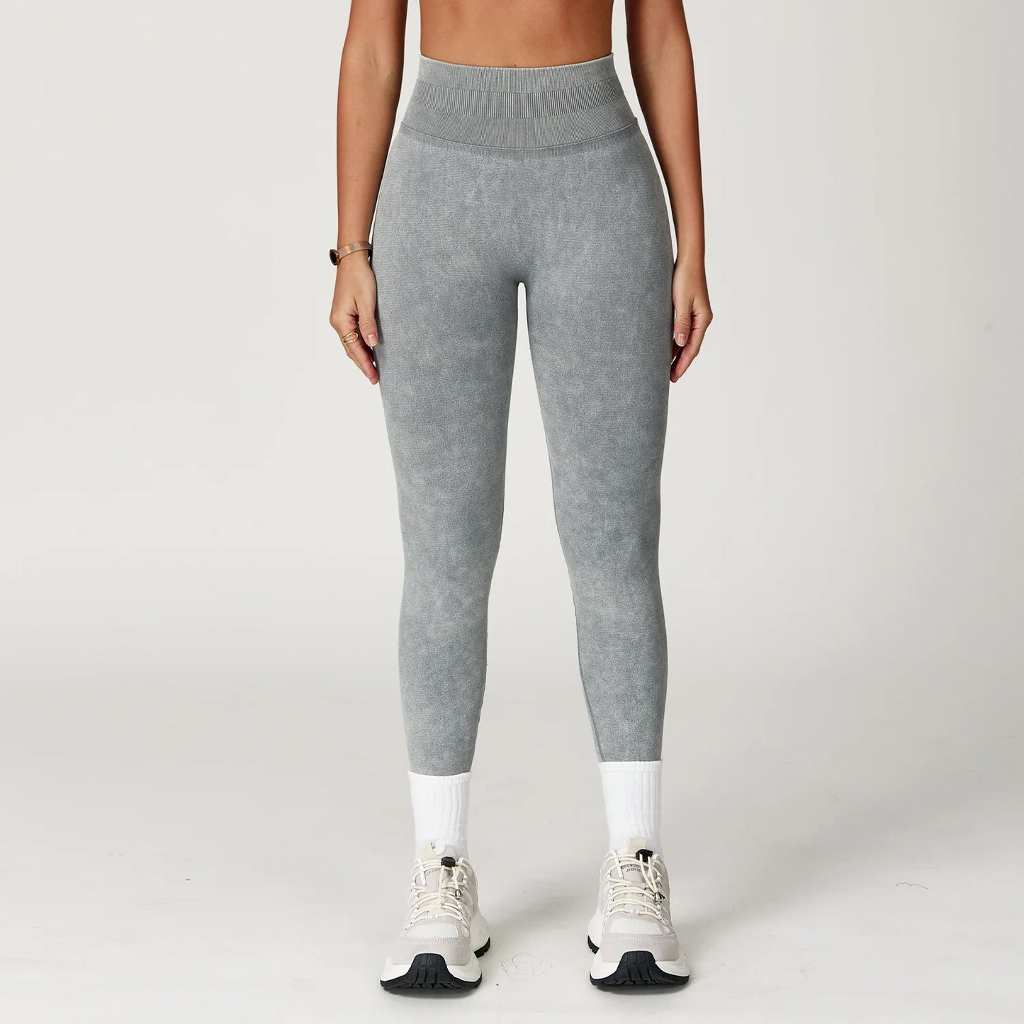 Custom LOGO Women's Seamless Sandblasting Yoga Pants High Waist Hip Lift Tight Running Sports Fitness Yoga Pants