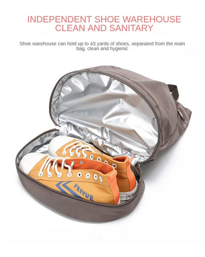 Customized Dry Wet Separation Fitness Bag Printed Logo Swimming Bag Waterproof Travel Sports Bag Printed Photo Name