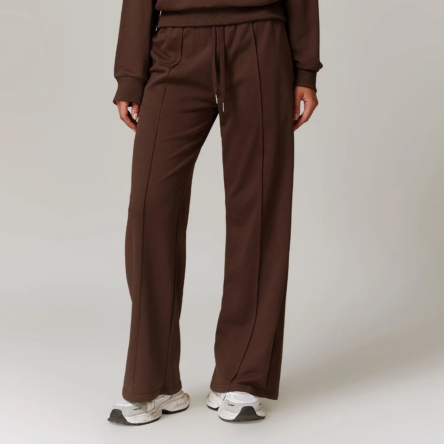 Hearuisavy Winter Pocket High Waist Jogger Sports Pants Female Fitness Gym Pants Casual Loose Sweatpants Wide Leg Trousers