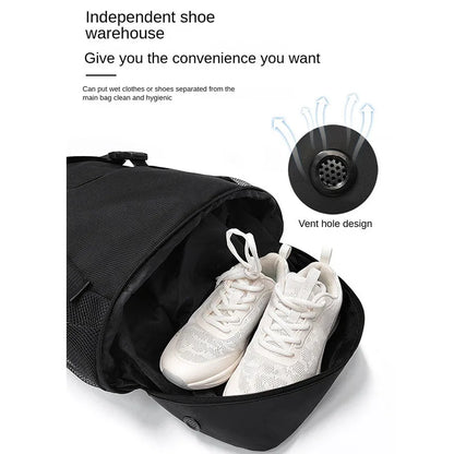 Large Capacity Basketball Backpack custom logo waterproof Training Bag Sports Basketball print photo Soccer Bags travel backpack