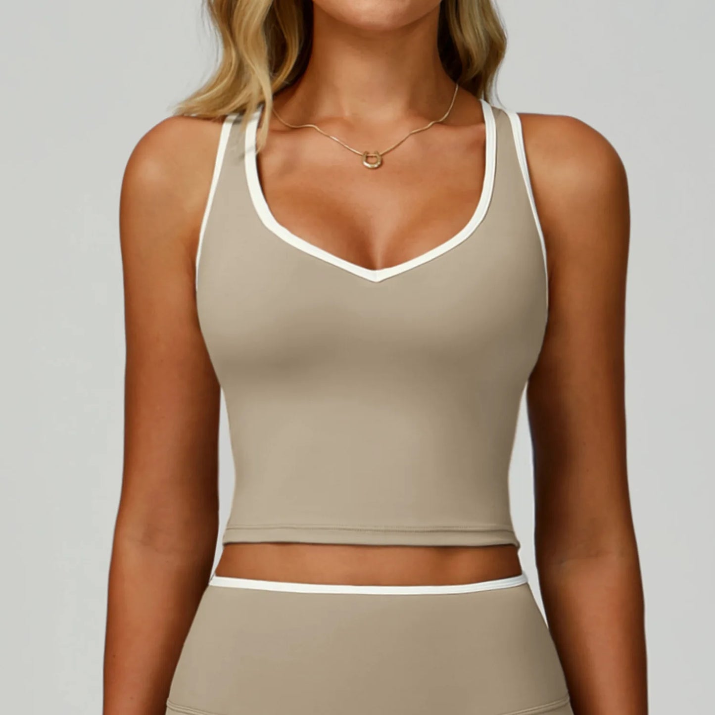 Color Block Sport Bra Yoga Vest Women high strength Tight Top Comprehensive Training Gym Workout Yoga Underwear With Chest Pad