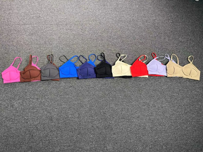 Sexy Yoga Shockproof Sports Bra Woman Quick Drying Gym Push Up Training Running Stretch Yoga Bra Top Design Bra Workout Crop Bra